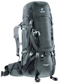 Deuter Air Contact Lite 45+10 SL Granite Black - Backpackers Gallery backpacks bag