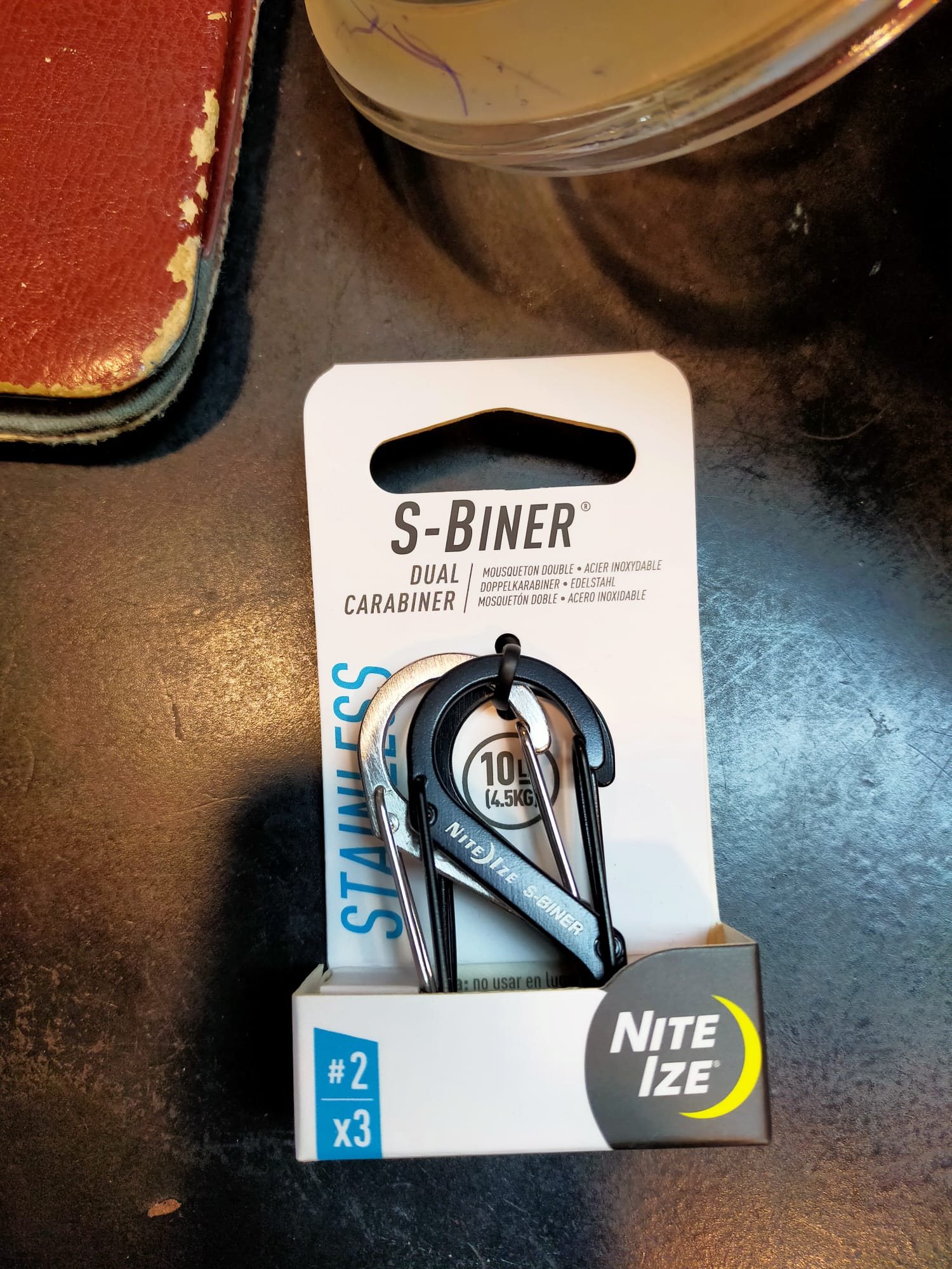 Niteize S-Biner Dual Carabiner Stainless / Aluminum #1,#2,#3,#4,#5 - carry things freely - Backpackers Gallery
