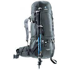 Deuter Air Contact 45+10 Qw Granite Black For Hiking, Trekking, Travel - Backpackers Gallery