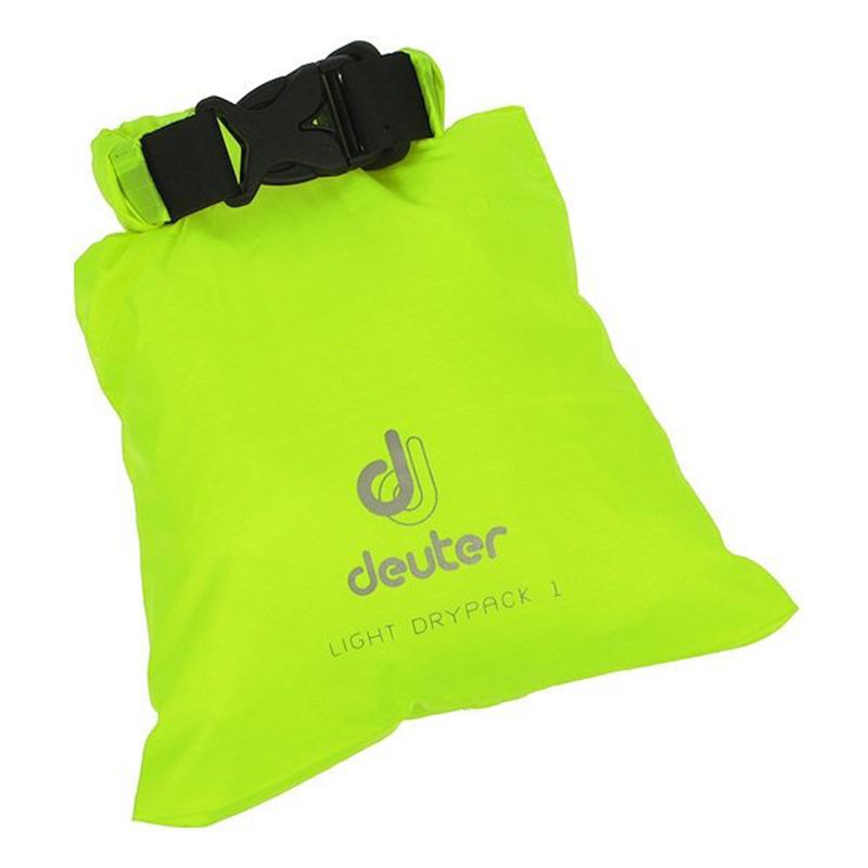 Deuter Waterproof Light Drypack 1 Neon for sport, outdoor - Backpackers Gallery