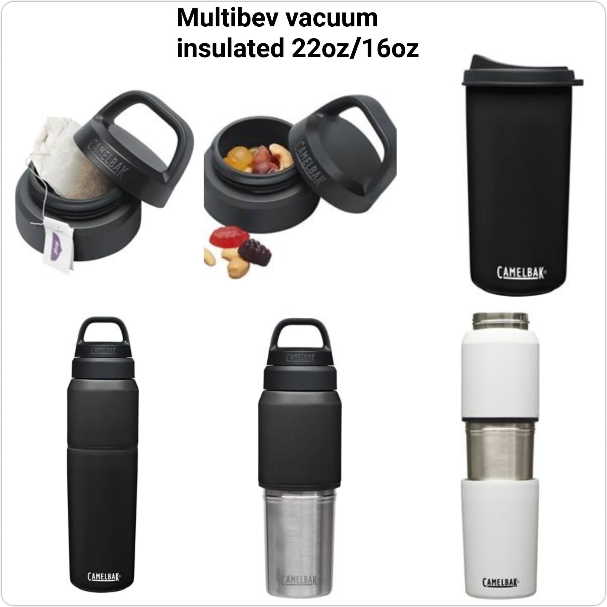 CamelBak® MultiBev vacuum insulated stainless steel 500 ml bottle and 350  ml cup