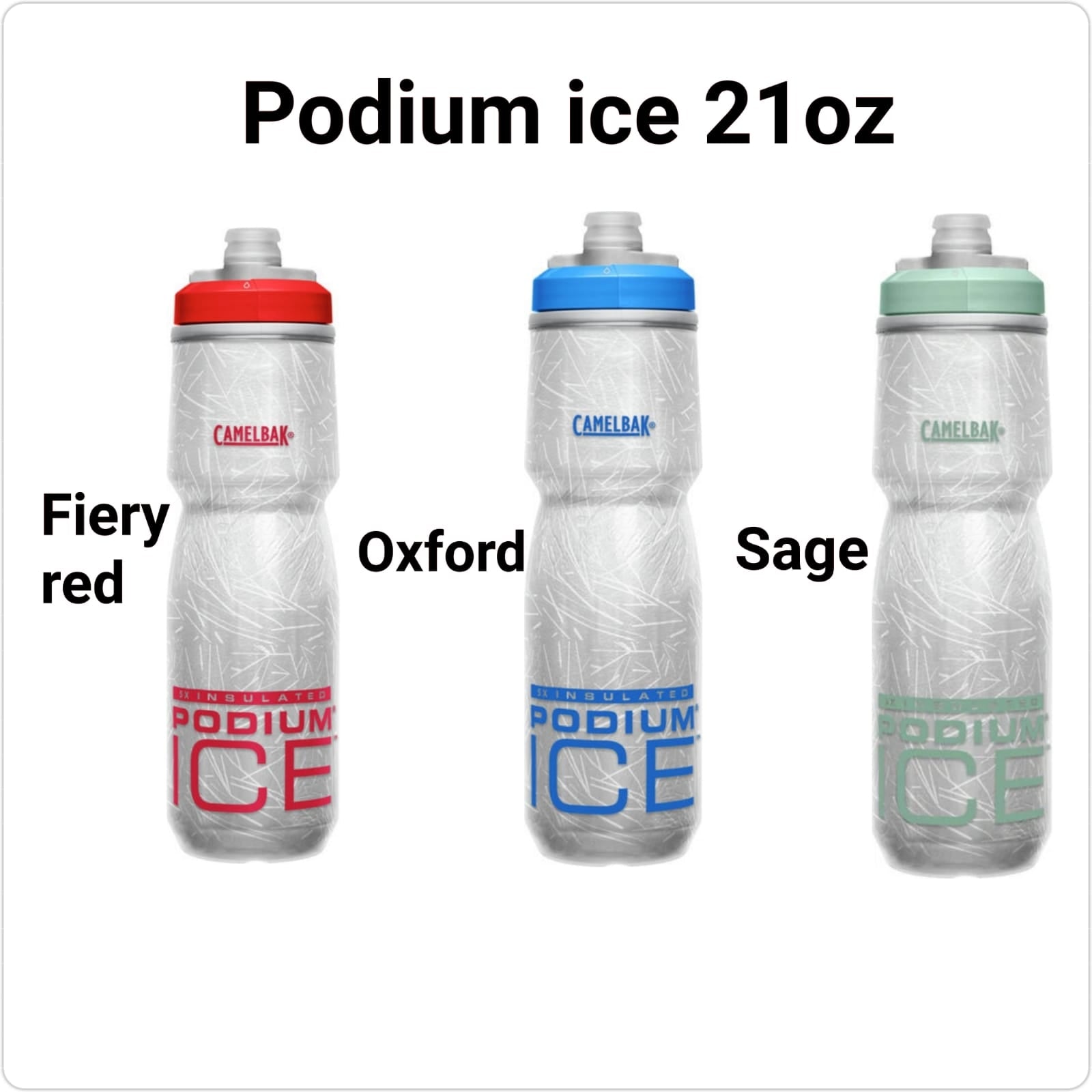 Camelbak Podium Ice Insulated Water Bottle For Cycling - Backpackers Gallery