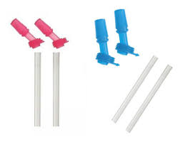 CamelBak Bite Valves and Straws for Kids Bottles - Pink