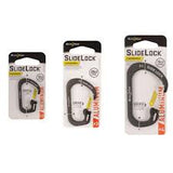 Niteize Carabiner Slidelock Aluminum / Stainless #2,#3,#4- Single Size-carry anything from keys to water bottles to gear.