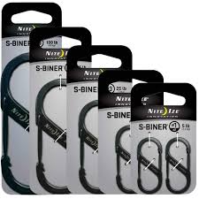 Niteize S-Biner  Slidelock  Aluminum/ Stainless Carabiner #2,#3,#4,#5 -Single sizes - Backpackers Gallery