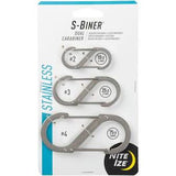 Niteize S-Biner Dual Carabiner Stainless / Aluminum #1,#2,#3,#4,#5 - carry things freely