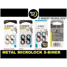Niteize S-Biner Microlock - 2 In A Pack - Backpackers Gallery