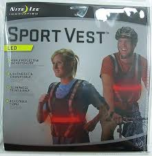 Niteize Sport Vest -  For Safety Night  Bike,Run - Backpackers Gallery