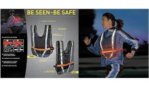 Niteize Sport Vest -  For Safety Night  Bike,Run - Backpackers Gallery