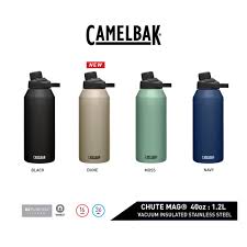 Camelbak 40 Oz Chute Mag Vacuum Insulated Stainless Water Bottle, Insulated Bottles